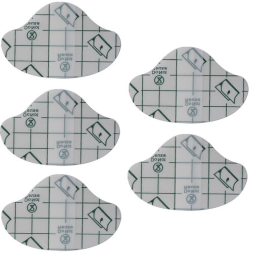Fersenschoner 5 Paar Transparent