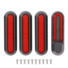 Xiaomi M365/PRO2 Scooter Seitendekorationsabdeckungen 4St Red