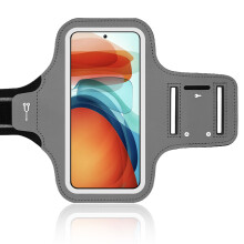 Armband Cell Phone Holder Phone Arm Band for Phones within 7 Inches Grey