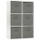 Charles Jacobs (White + 6 Grey Drawers) Charles Jacobs White 6 Cube Open Book Shelf Storage Unit 1