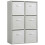 Charles Jacobs (6 White Drawers) Charles Jacobs Grey 6 Cube Open Book Shelf Storage Unit 1