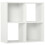 Charles Jacobs (No Drawers) Charles Jacobs White 4 Cube Open Book Shelf Storage Unit 1