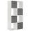 Charles Jacobs (4 Grey Drawers) Charles Jacobs White 8 Cube Open Book Shelf Storage Unit 1