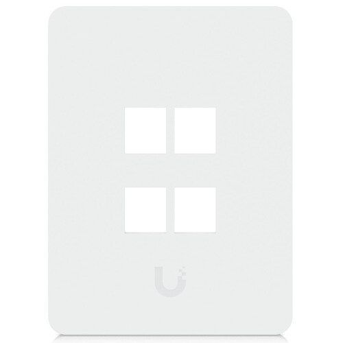 Ubiquiti Keystone Wall Plate Paintable Vertical 4-Port 4-Pack