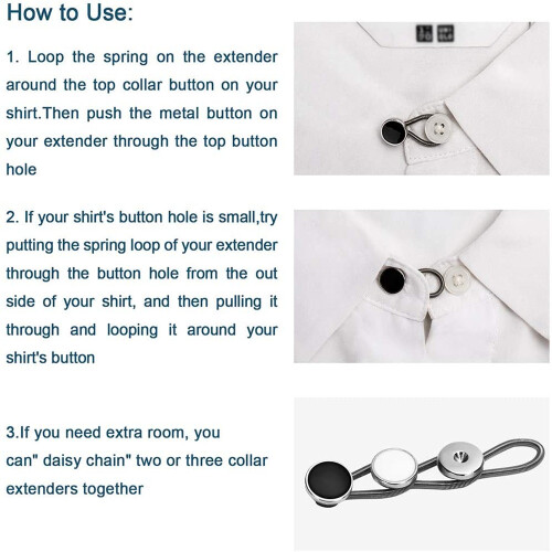 12 Pack Button Waist Extender for Jeans – No Sew Pants Extender Button  10 mm 1