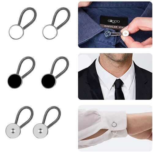 12 Pack Button Waist Extender for Jeans – No Sew Pants Extender Button  10 mm 2