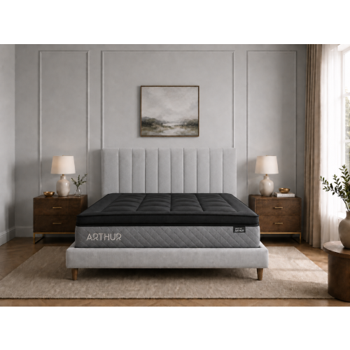 (King) Arthur Sleep Graphite Arthur Boxtop Hybrid Mattress 2