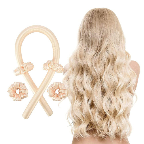 Lockenset - Lockenstab ohne Hitze Hellbeige 1