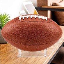 4X Acrylic Stand - Holds Footballs, Basketballs, Volleyballs or Soccer Balls - Display Stand or Holder