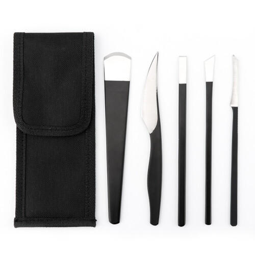 Pediküremesser-Set, 5er-Pack Black