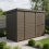 9x4 Pent Composite Shed Tanalised (Single Door, No Windows) 1