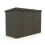 9x4 Pent Composite Shed Tanalised (Single Door, No Windows) 2