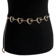 Ceintures Harajuku Punk Lune Métalliques Femme Vintage Punk Gothique Lune Soleil Taille Haute Chaîne Ceinture Pendentif