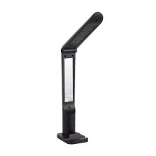 Lampe de bureau intelligente, alimentée par batterie rechargeable avec chargeur sans fil pour la maison et le bureau, lampe de lecture