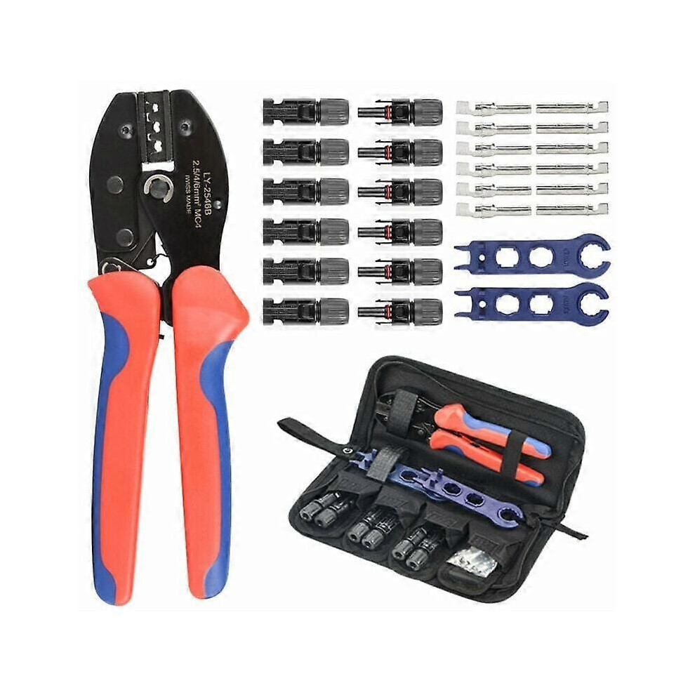 Mc4 Crimping Pliers Photovoltaic Connector Crimping Pliers Hand Tool 28Pcs 9137088854582