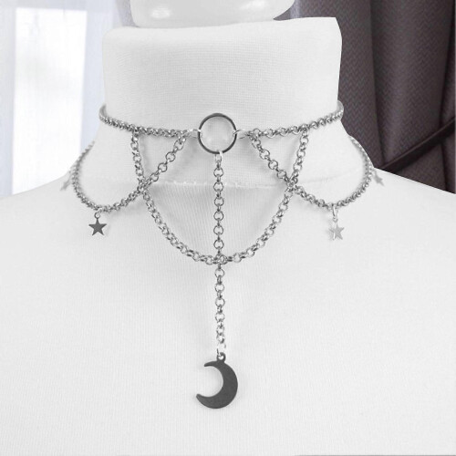 Limei Good Choker Halskette, kreativer Cosplay-Schmuck, Gothic 2