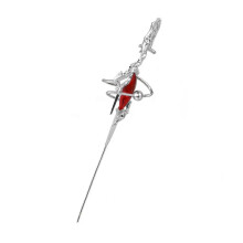 Modieuze oorpiercings met diagonale oorstekers en haaksluiting, perfect als sieraden voor dames, ideaal voor concerten en evenementen.