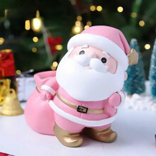 Kreativer Weihnachtsmann-Stifthalter aus Kunstharz, passend für Bleistifte, festliche Tischdekoration für Schlaf- und Wohnzimmer