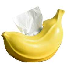 Creatieve bananen tissuebox voor opbergruimte in huis, woonkamer, salontafel, eettafel, slaapkamer, keramische decoratie, papieren doos