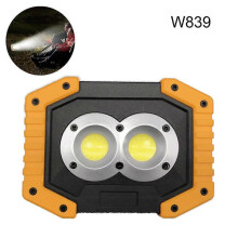 Noodstroomvoorziening, draagbare werklamp met powerbankfunctie, superheldere COB-chip, waterdicht voor gebruik binnenshuis en buiten, 3