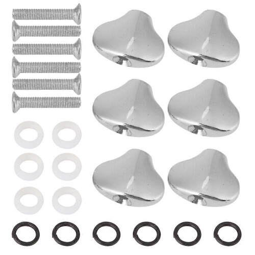 Tuning Peg Cap Ukulele Tuning Knob Handle Small Fish Tail Shape Guitar Shaft Buckle 1