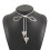 Κολιέ με κρεμαστό κόσμημα Goth Velvets Heart Choker για γυναίκες Κομψό ύφανση μ 1
