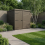 7x5 Pent Composite Shed Tanalised (Single Door, No Windows) 1