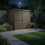7x5 Pent Composite Shed Tanalised (Single Door, No Windows) 3