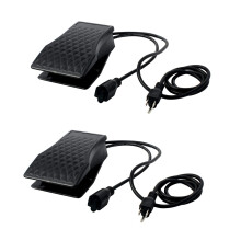 2X Flex Shaft Motor Foot Control Pedal Replacement Electric for Rotary Tool Hanging Grinder Carver Tool Speed US Plug