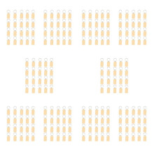 200Pcs Blank Wooden Key Chain DIY Wood Keychains Key Tags Gifts Yellow Rectangle