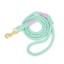Cotton Ombre Dog Rope Leash, Ergonomically Designed Soft Handle For Comfort, Training Lead Weather Resistant, Convenient For Outdoor Ac