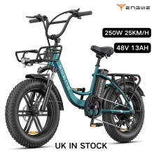 ENGWE L20Boost 250W25KM/H Step-Thru Electric Bicycle City Ebike 126KM For Adults UK