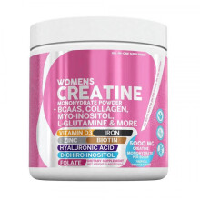 WOMENS CREATINE Tropical Orange Flavor 269g Powder Muscle Strength Endurance Boost Fitness Supplement Easy Absorption Sugar Free