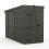 4x10 Pent Composite Shed Tanalised (Single Door, No Windows) 2