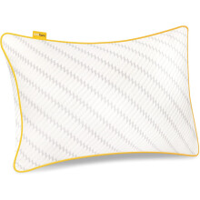 Weißes orthopädisches Memory-Foam-Kissen kühlend ergonomisch 71x43 cm — nackenkissen schmerzen, bambusbezug kissen