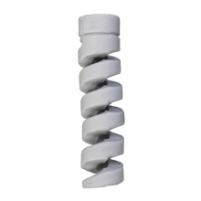 Protezione per cavi a tubo a spirale, tinta unita, design semplice per cellulari e computer.