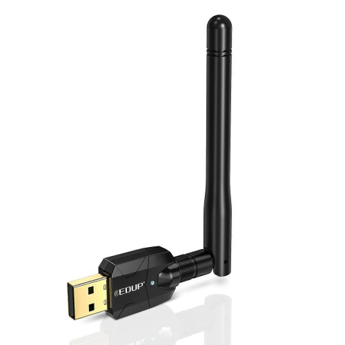 EDUP USB Bluetooth 5.1-adapter med antenne, bærbar langtrekkende sender/mottaker for PC