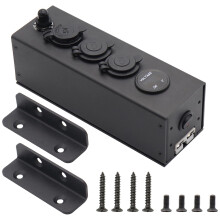 3in1 Multifunctional Power Box Car Charger with Voltmeter and Power Supply