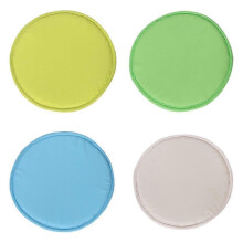 KINCJON Lot de 4 coussins de siège ronds portables pour la randonnée, le camping et les pique-niques en plein air.