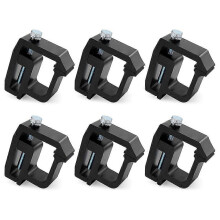 1500 2500 3500 Black Heavy Duty Truck Cap Shell Mounting Clamps