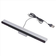 Wired Wii Replacement Sensor Bar with USB IR Receiver for Nintendo Wii Game Accessories