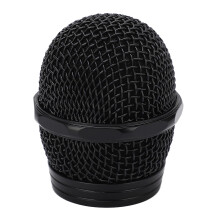 Black Stainless Steel Mic Ball Head Mesh Grill Replacement Cover