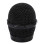 Sort deksel til mikrofonkulehodet i rustfritt stål med nettinggrill 1