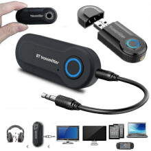 Music Bluetooth Transmitter Dual Link TV PC Phone