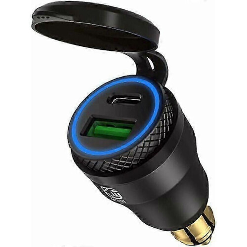 BMW Motorcycle Dual USB Cigarette Lighter Socket 12V PD3.0 QC3.0 Adapter