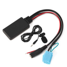 Smart Fortwo 450 8-Pin Bluetooth AUX Input Cable Adapter with Mic