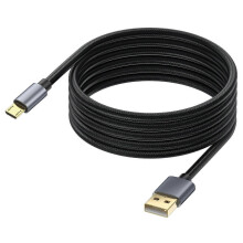 3m 480Mbps USB-A to Micro Charge Sync Cable for Samsung Galaxy J7 S7 S6 Kindle Fire HD