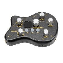 Multi-Effects Guitar Pedal POGO Delay Reverb Distortion 100-240V Instrument Accessory