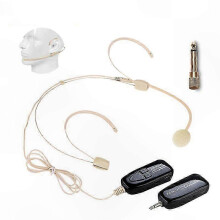 2.4G Wireless Headset & Handheld Microphone Combo 50m Range Voice Amplification