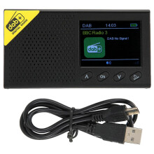 Portable Home Digital Radio DAB 2.4 Inch LCD Display Stereo Output